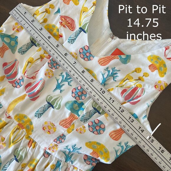 Mushroom Dress, Modcloth, fully lined, small - Picture 10 of 10
